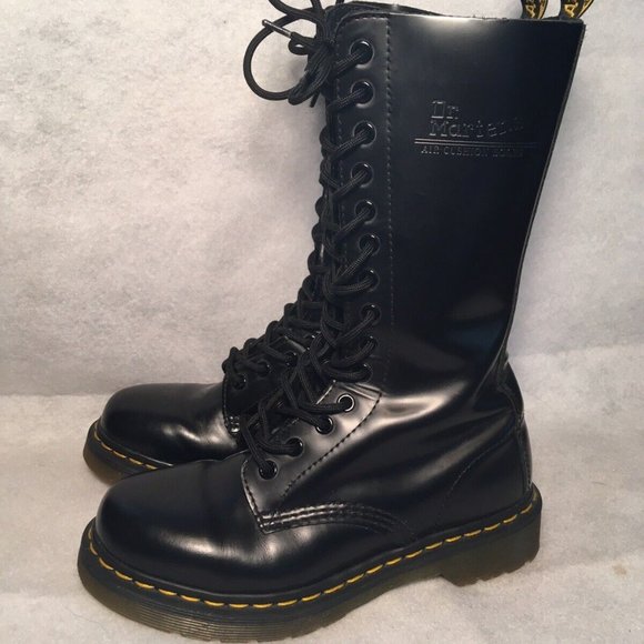 Doc Martens 1914 SMOOTH LEATHER TALL BOOTS - Size 6 US Men's / Women's Unisex - Picture 1 of 5